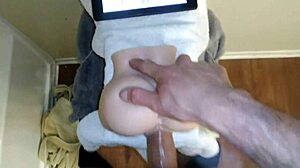 Thicklong1991 Solo Jerking Off In Retro Blue Film Style