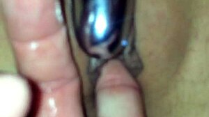 hey, i'm fingering and fisting my wife's creamy wet pussy before licking up all her cum!