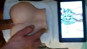 Thicklong1991 Solo Jerking Off In Retro Blue Film Style