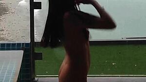 foreverlicious asian gives holiday blowjob with cumshot