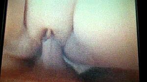 bbw wife with big natural tits gets fucked hard and creampied 😍