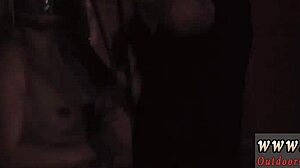 Brunette Teen 18+ Endures Rough Fuck and Outdoor Double Penetration