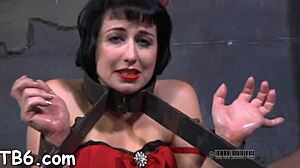 Sexy Chick Gets Her Smooth Ass Whipped During Castigation