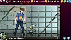 hentaiheroes invaded kingdom 4 with bukkake action! 😈