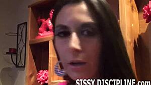 Femdom Mistress Prepares Her Favorite Bisexual Sissy for Night Out