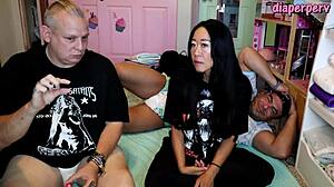 Wow! Answering all those sexy diaper fetish questions backstage!