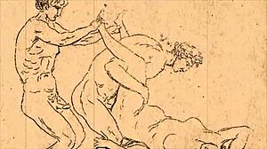 Vintage Erotic Illustration From Comic