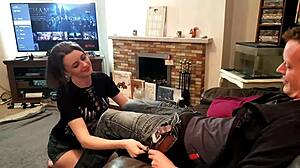 Teaching my step-sister role play with intense assfucking, cowgirl riding, blowjob, and doggystyle!