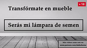 Transform Into My Cum Lamp Slave in Spanish JOI Game