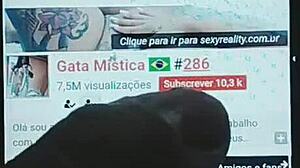 Brazilian slut fucks hard at bachelor party.