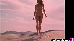 blonde milf christine smith poses naked after striptease