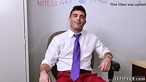 Straight Man Gets His First Gay Blowjob from Lance