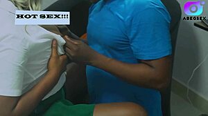 quick sex with naughty stepsister before studies, muff diving her wet pussy