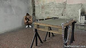 pussyfucked babe submits to maledom.