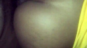 Wow, teen ebony takes black dick in wild POV!