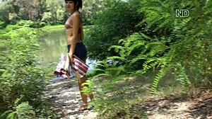 Nudolls presents Anya engaging in fingering activity