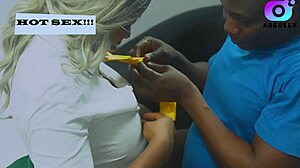 quick sex with naughty stepsister before studies, muff diving her wet pussy