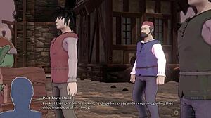 ricca and magic dildo in 3d hentai game uncensored