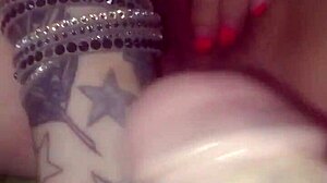 watch her finger pussy as i stuff dildo.