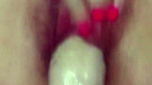 watch her finger pussy as i stuff dildo.