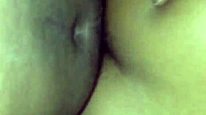 Wow, teen ebony takes black dick in wild POV!