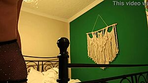 Wow, Grinding on Bedpost Like It's a Monster Cock!