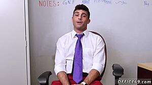 Straight Man Gets His First Gay Blowjob from Lance