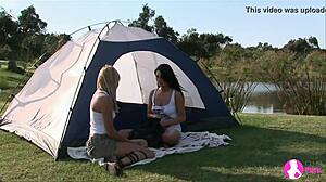 Lesbian Camping Trip Turns Wild - Viv Thomas HD
