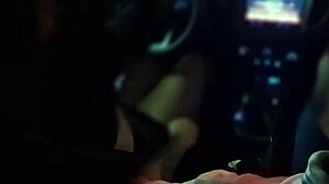 I, Bruna Silva, have my first hotwife encounter with spitting and blowjobs