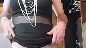 Modeling new panties for you