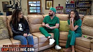 i saw mara luv get strip searched by two male police at rikers island.