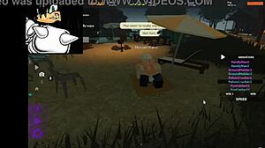 Cat rides and gives blowjob!