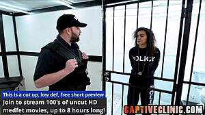 i saw mara luv get strip searched by two male police at rikers island.