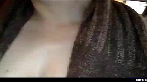 Is that crazy stepmom masturbating on cam for us?