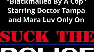 i saw mara luv get strip searched by two male police at rikers island.