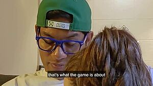 i can't believe my classmates got me into these dirty adult games on the sofa