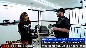 i saw mara luv get strip searched by two male police at rikers island.