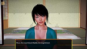 My new family 388 with brunette milf and teen playing game