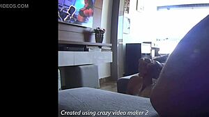 My step sister-in-law leaves footprint on my cock!