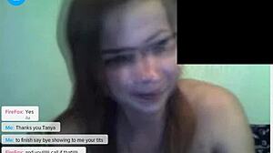 blonde tannya & chubby annica's hot show 😍