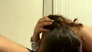 Bored at home with big ass sucking cock Latina.