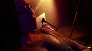 Hot Tattooed Girl Masturbates Softly