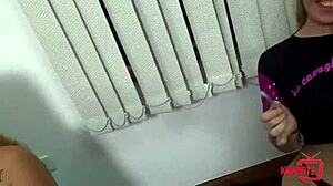 Girls Playing with Feet at Party