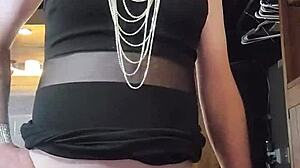 Modeling new panties for you