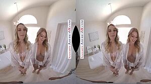 naughty america vr with two chicks kenna james and veronica weston