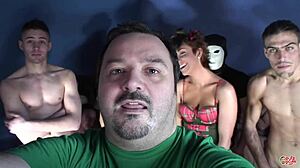 Hey, 17 teens getting their faces covered in bukkake fun 😏