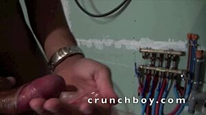 Wow! Straight Latino Worker Pounds Gay Mouth Hard!