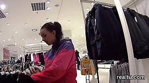 fantastic czech nympho was tempted in the shopping centre and banged in pov