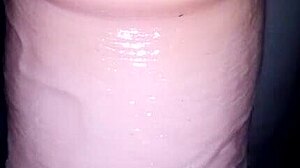 Huge dildo penetrates tight ass in intense anal fucking session