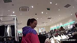 fantastic czech nympho was tempted in the shopping centre and banged in pov